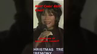 Patti LaBelle ‘This Christmas’ Whitehouse Where are my background singers? Next card! Next Card!!!