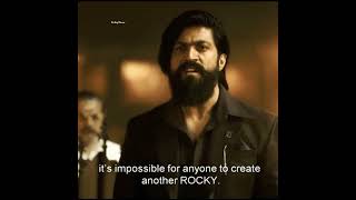 Rocky Bhai Mass Dailogue Hindi Hd||kgf chapter 2 #shorts #rockingsharma