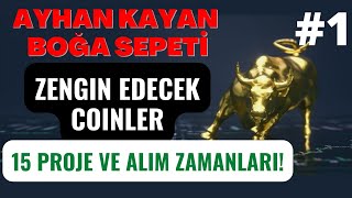 BOĞA SEZONUNDA ZENGİN OL! 50X POTANSİYEL ALTCOIN SEPETİ! BÖLÜM 1 ! #altcoin