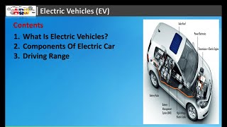 Electric Vehicles Components and Working principles