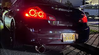 Infiniti g37 sedan isr single exit exhaust