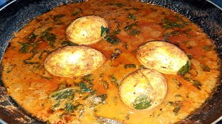 Egg peanut masala recipe | hyderabadi egg curry recipe | how to make egg curry recipe step by step