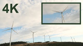 Vídeos 4K Gratuitos: Turbina eólica, aerogerador (energia eólica)