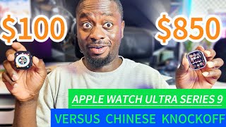 Apple Watch Ultra Series 9 VS China Knockoff