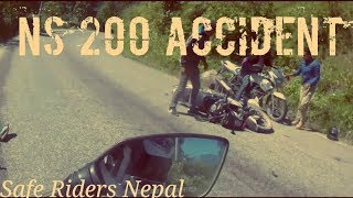 NS 200 Accident AND RoadRage l Safe Riders Nepal    # 35