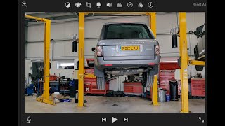 L322 4.4 TDV8 Range Rover - First visit to Venture 4x4. Turbo actuator, blower motor, front bush