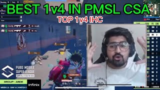 @TeenWolfGaming SHOCKING REACTION ON falconTOP 1v4 IHC PMSL CSA W2D4 SANHOK PUBGMOBILE ESPORTS