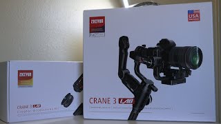 Zhiyun Crane 3 Lab Kit Unboxing and Setup!!