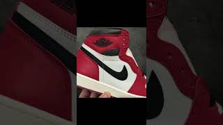 Detail of Air Jordan Retro 1 High OG "Chicago Lost and Found"