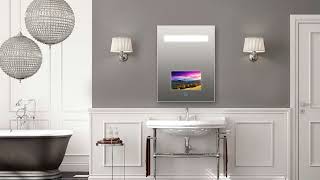 Mirror Lighting With Multimedia Player