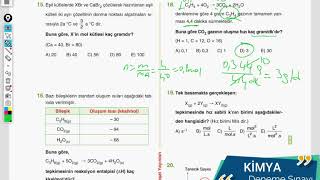 Karacan TV - 05.06.2020 / Kimya Deneme Sınavı Soru Çözümü