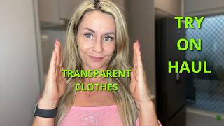 White Sheer Top Try-On Haul With Mollie: Stylish & See-Through!