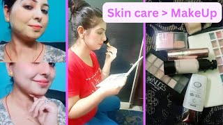 Skin Care Before MakeUp ll Skin care before using Meglow Cream