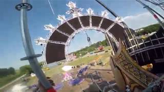 Flying the Top Center Object (Defqon 1 UV Stage 2017)