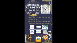 EdTech Academy Day Advert