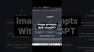 Use ChatGPT to create amazing Image prompts #shorts