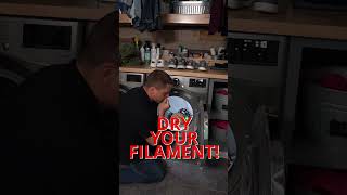 DRY YOUR FILAMENT! #3dfilament #3dprinting #3dprinters #filament #filamentdryer