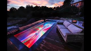 ASB GlassFloor & PooLoop present LED Video GlassFloor Swimming Pool - 21H40