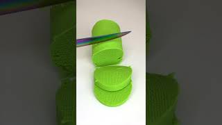 Very Satisfying and Relaxing  Crunchy Colorful Kinetic Sand Cutting vs Beads Part 68 #ASMR #shorts