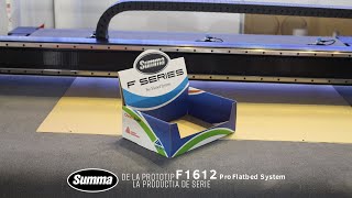 Summa F1612 - productie ambalaj carton perfect finisat