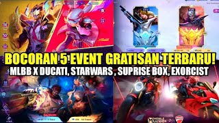 BOCORAN JADWAL RILIS 5 EVENT GRATISAN MOBILE LEGENDS 2023!