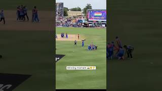 Winning Moment 😍 India T20 World Cup 2024 #shorts  #t20worldcup#match #cricket #win