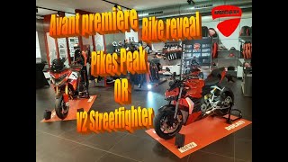 Avant première / Bike reveal 2022 Ducati Multistrada Pikes Peak OR V2 Streetfighter @ Ducati Gent