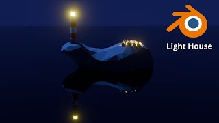 Light House model with Blender