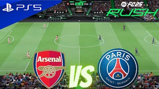 FC 25 RUSH | Arsenal Vs PSG Ft. Jesus, Asensio | Full Match Gameplay | PS5™