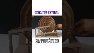 Circuito Race Espiral con Motor Paso a Paso | cardboard toy