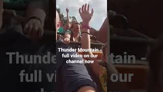 Thunder Mountain - theme park fun at Magic Kingdom #halloweenatDisney