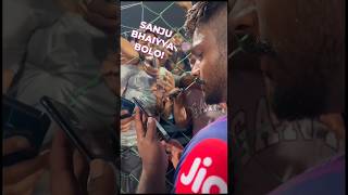 Sanju Samson Recived Call Of Fan Live ❤️✨#cricket #ipl #sanjusamson