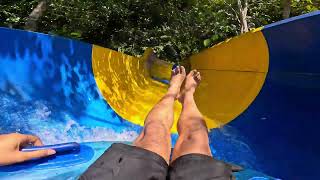 Trying World's Longest Waterslide At Escape Theme Park Malaysia