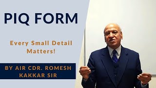 How to fill PIQform in ssb interview.please watch till the end and get clear picture.