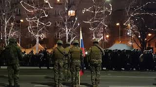 РЕПЕТИЦИЯ ВОЕННОГО ПАРАДА В РИГЕ  НОЧЬЮ 17.11.2018 /REPETITION OF MILITARY PARAD IN RIGA AT NIGHT