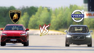 URUS vs VOLVO XC60 ! DRAG RACE #dragrace #lamborghini #volvo #assettocorsa #racinggames #racing