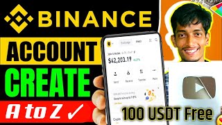 Binance Account Kaise Banaye | How To Create Binance Account | Binance Account Create 2024