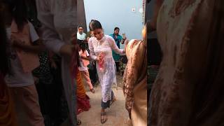 Bhabhi ka kuan pujan #trending#vlog #viral #dance#dhol#dholdance#chikankari#ashortaday#fyp#explore