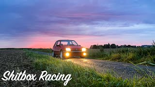 Driving in the backroads at the sunset - Shitbox Racing