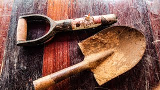 OLD BROKEN SHOVEL RESTORATION#restoration #asmr