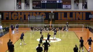 Illinois Volleyball Deep Hit Competition