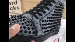 Men's Christian Louboutin | Lou Spikes Flat | Review !