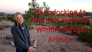 Kofa National Wildlife Preserve Boondocking- Arizona