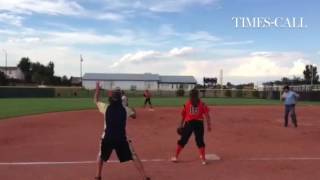 Cheyenne Hamilton's third hit of the day, a triple, puts the Warriors up 6-4 in the 6th #copreps