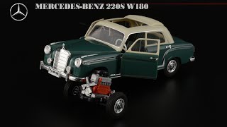 Нетрадиционный подход: Mercedes-Benz W180 220S Ponton • Faller • Масштабные модели из пластика 1:43