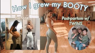 How I GREW My BOOTY - BEST exercises to GROW GLUTES FAST