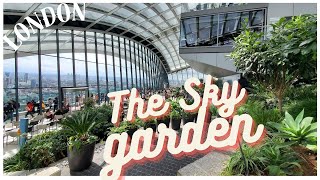 The Sky Garden is a Unique and Stunning 360-degree Views of London. Breath-taking experience!  UK