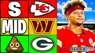 Ranking THE BEST THEME TEAMS In Madden 25 Ultimate Team