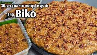 Sikreto para mas matagal ang panis ng Biko