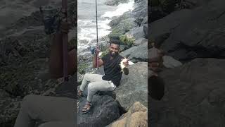 GT fish cough/GT fishing 🎣/Chennai fishing 🎣/parai meen